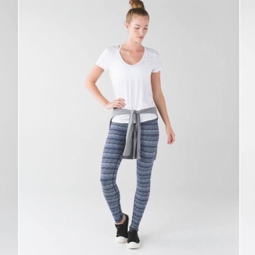 Lululemon Wunder Under Pant III, sapphire blue multi 16247